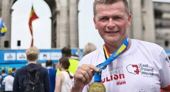 Piotr Galicki ukończył prestiżowy bieg w Brukseli